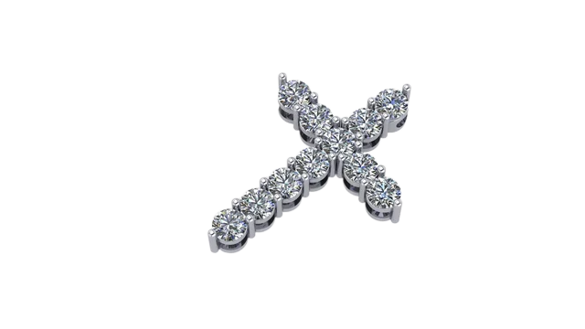 Крест из бриллиантов
