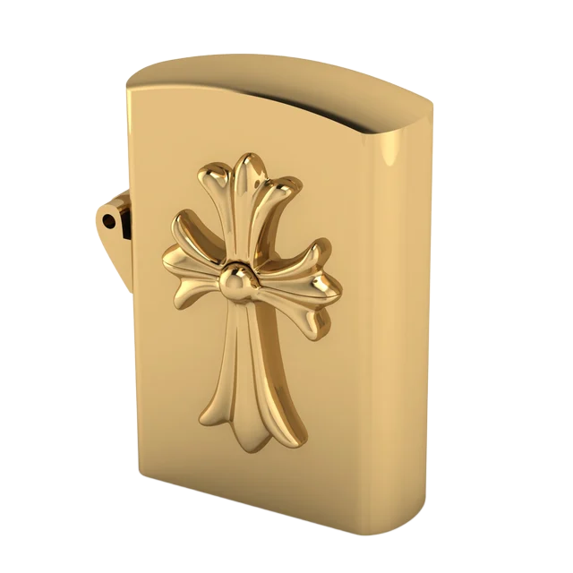 Корпус-зажигалка с цветочным крестом