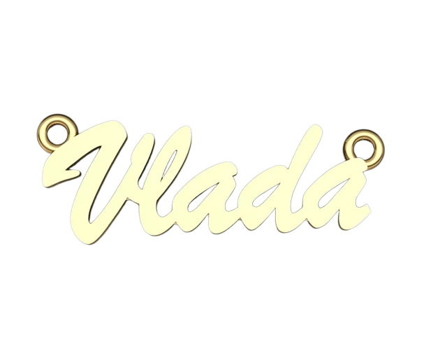 Кулон с именем Vlada