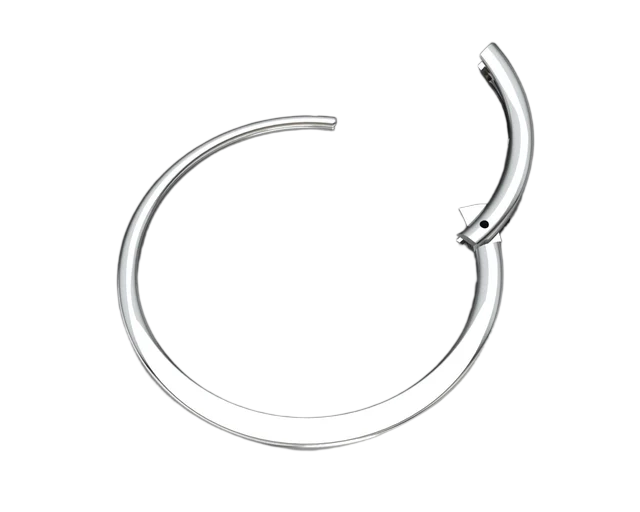 Разомкнутые серьги-конго с штифтом