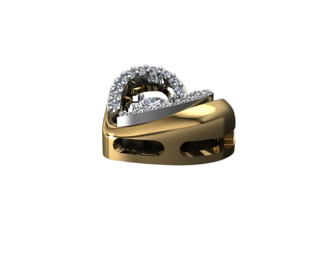 Сердце с бриллиантами