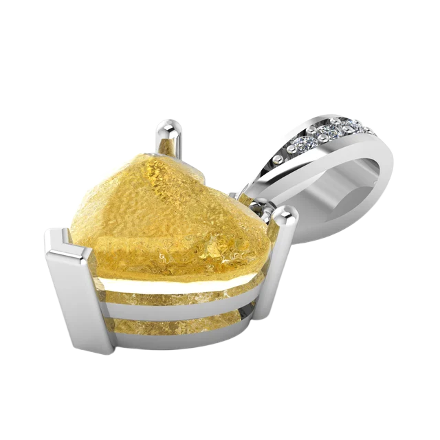 Кулон-сердце с дорожкой