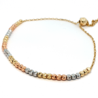 Браслет шарики гранёные