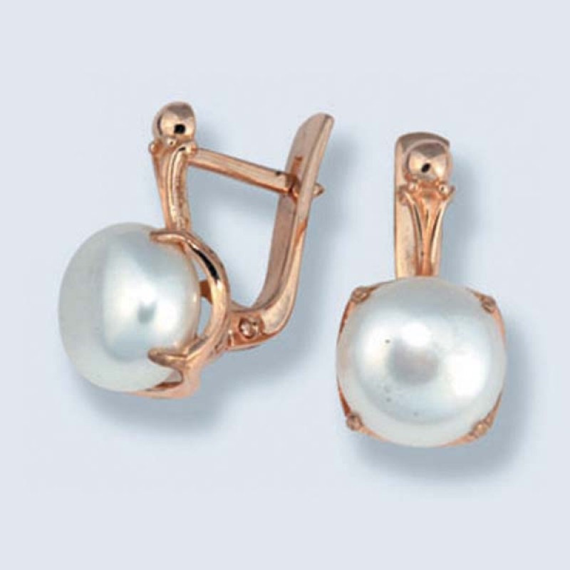 Серьги с жемчугом С-505