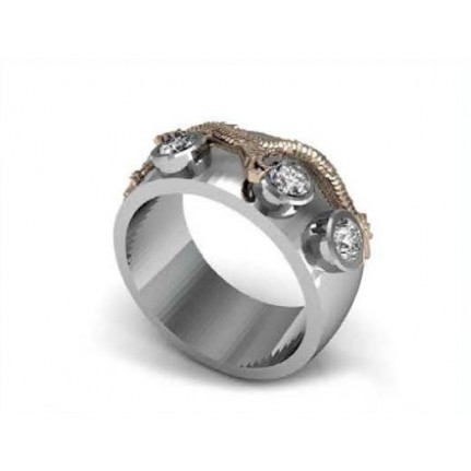 Кольцо с китайским драконом Os 3029