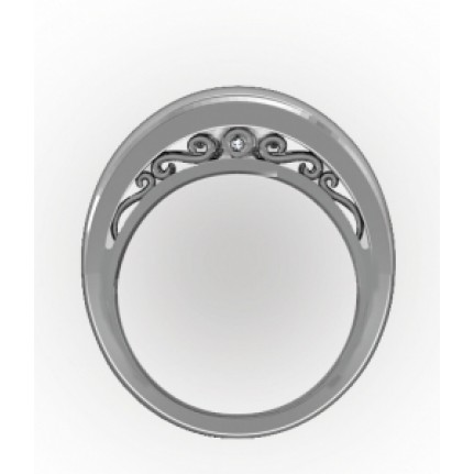 Кольцо двойное ажурное Os 2614