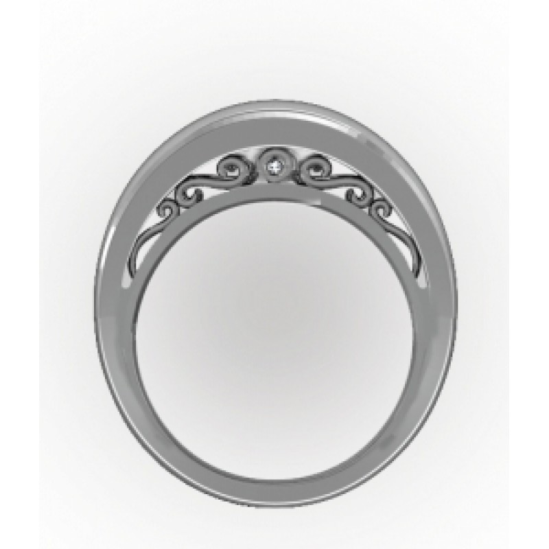 Кольцо двойное ажурное Os 2614