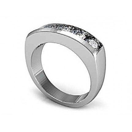 Кольцо с дорожкой камней Os 3012