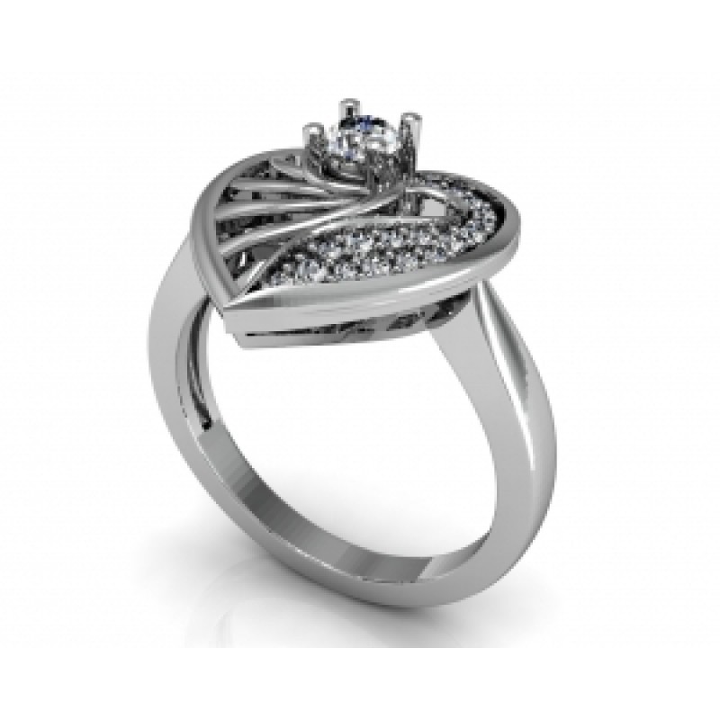 Кольцо Сердце Os 7194