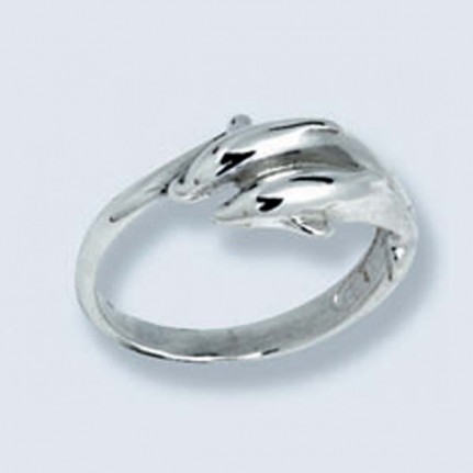 Кольцо дельфины 967