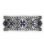 Кольцо с дорожками камней Os 2025