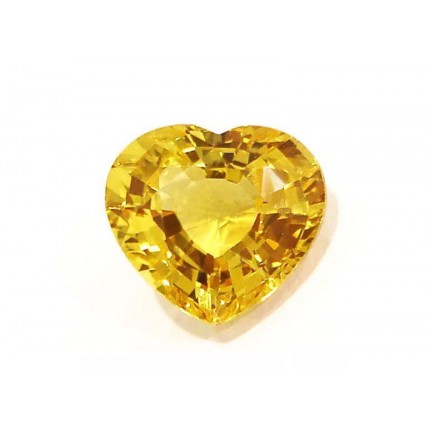 цитрин сердце-7х7mm