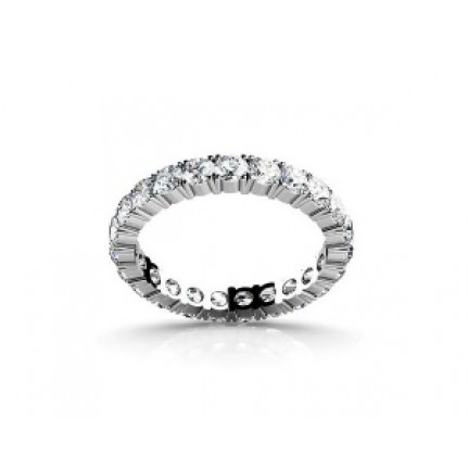 Обручальное кольцо с камнями по кругу Os 2145
