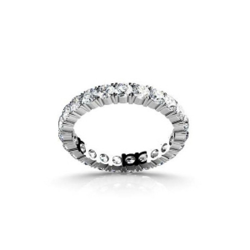 Обручальное кольцо с камнями по кругу Os 2145