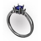 Кольцо с крупным камнем Os 2632