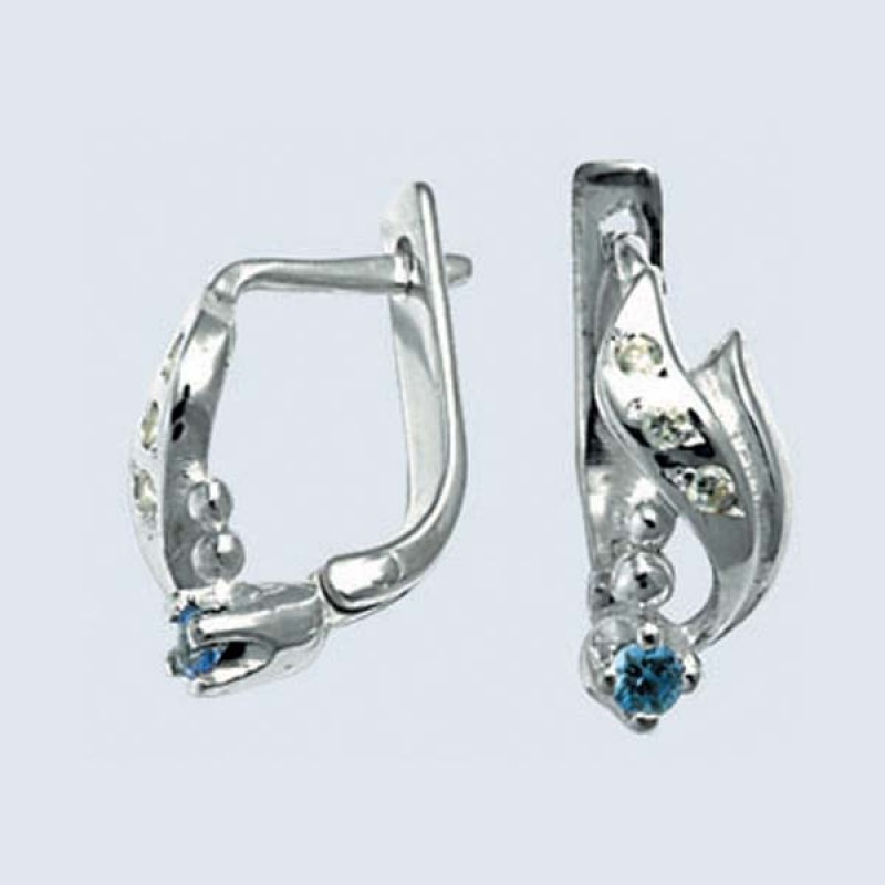 Серьги с камнями С-027