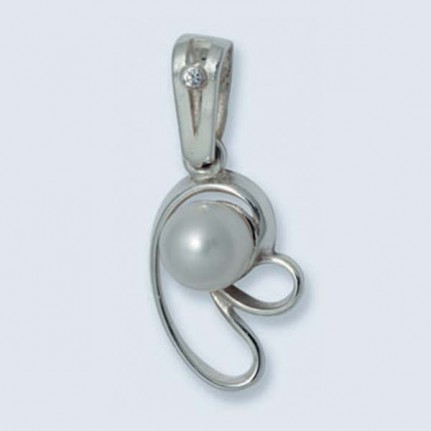 Подвеска с жемчугом П-034