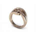 Кольцо с дорожкой камней Os 1190