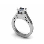 Кольцо с крупным камнем Os 2534