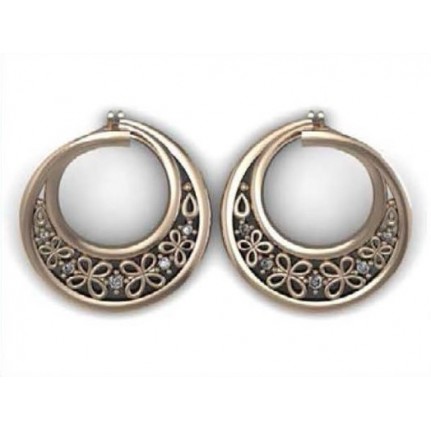 Серьги ажурные Os 4007