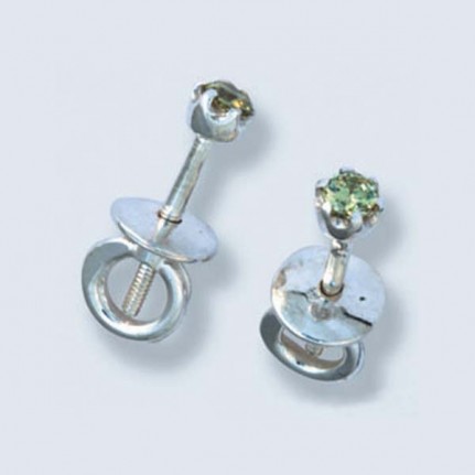 Пусеты с камнями С-554