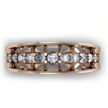 Кольцо с дорожкой камней Os 2022