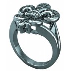 Кольцо Геральдическая лилия Os 7104