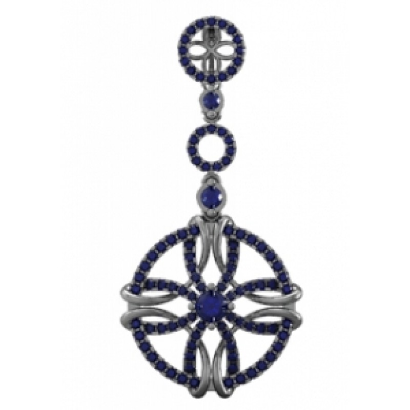 Подвеска с дорожками камней Os 1577