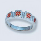 Кольцо с камнями 1123