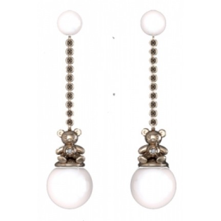Серьги висячие с жемчугом Os 4021