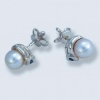 Пусеты с жемчугом С-500