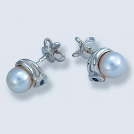 Пусеты с жемчугом С-500