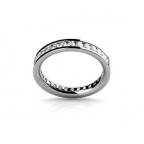 Обручальное кольцо с камнями по кругу Os 2146