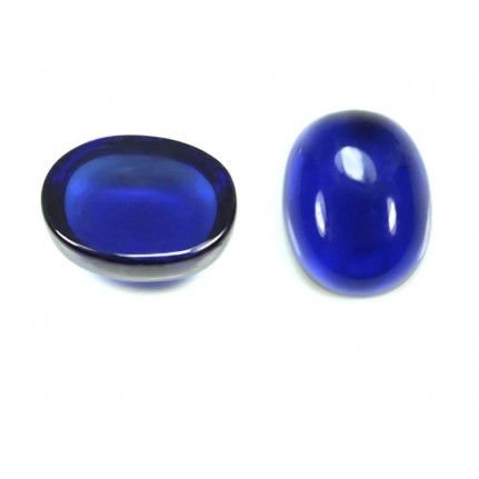 Сапфир овал-кабошон - 6х4мм