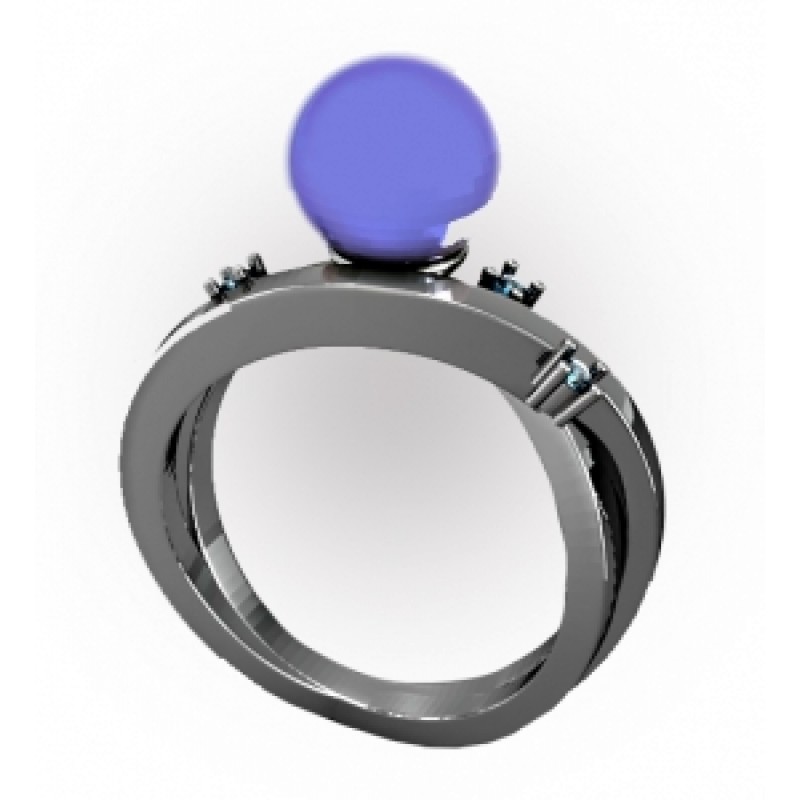 Кольцо с жемчугом Os 7205