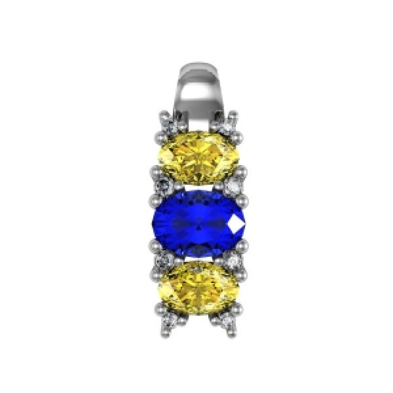 Подвеска с крупными камнями Os 1567