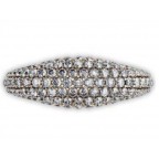 Кольцо с дорожками камней Os 2030