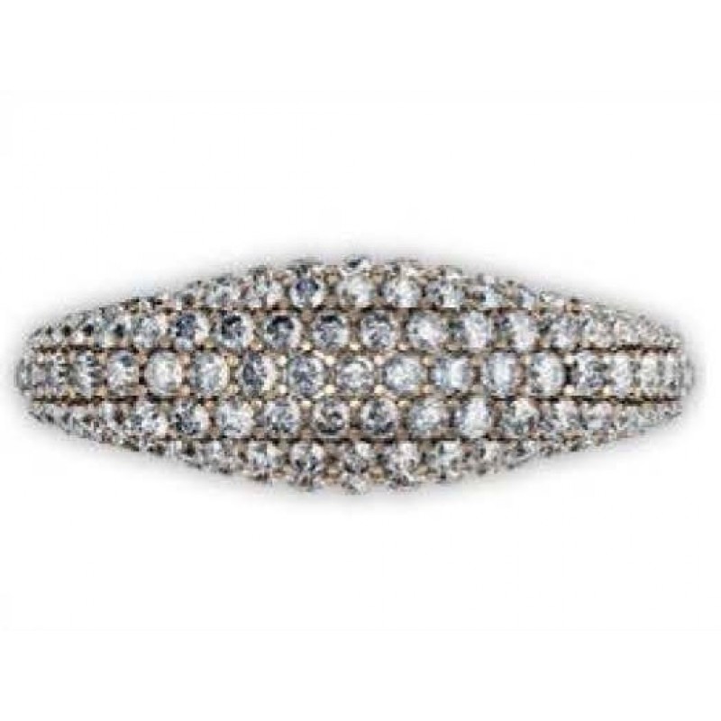 Кольцо с дорожками камней Os 2030