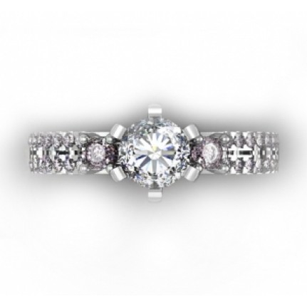 Кольцо ажурное с крупным камнем Os 2651