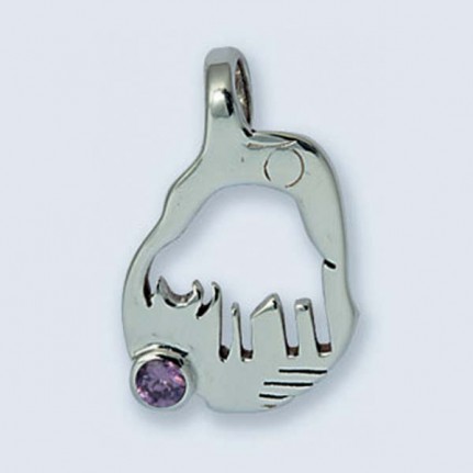 Подвеска с камнем (телец) П-427