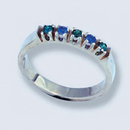 Кольцо с камнями 415 А