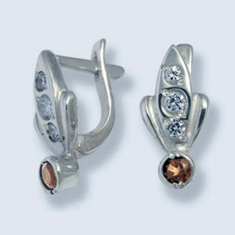 Серьги с камнями С-022