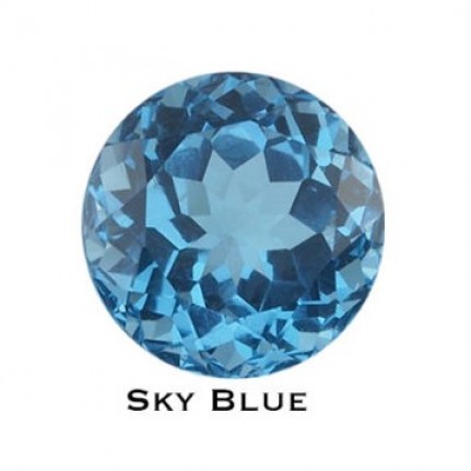 топаз sky круг - 2.0мм