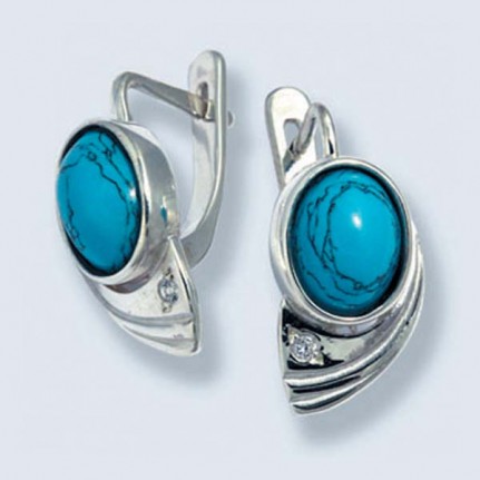 Серьги с камнями С-031