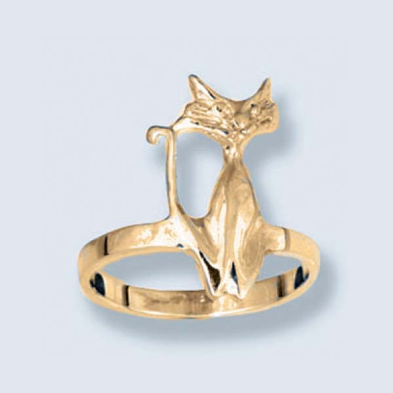 Кольцо кошка 1588