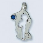 Подвеска с камнем (дева) П-431