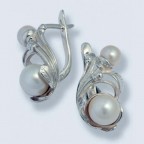 Серьги с жемчугом С-590