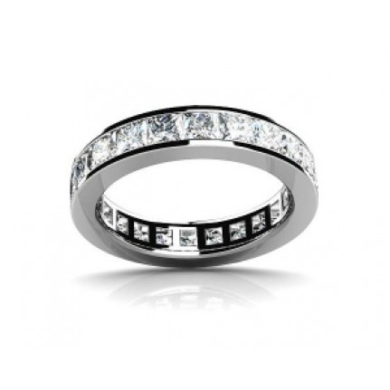 Обручальное кольцо с камнями по кругу Os 2149