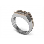 Кольцо двухцветное Os 3014