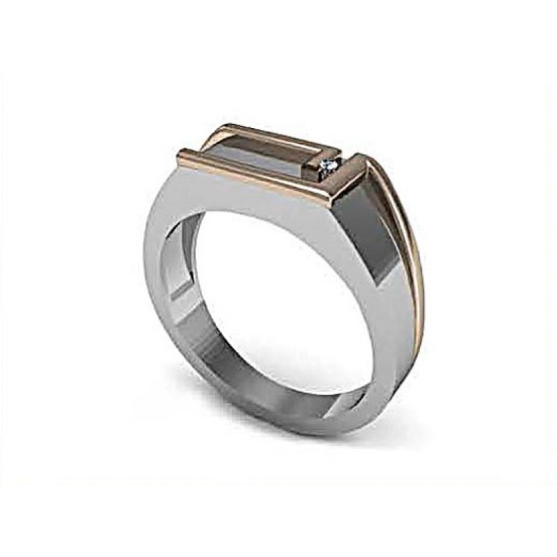 Кольцо двухцветное Os 3014